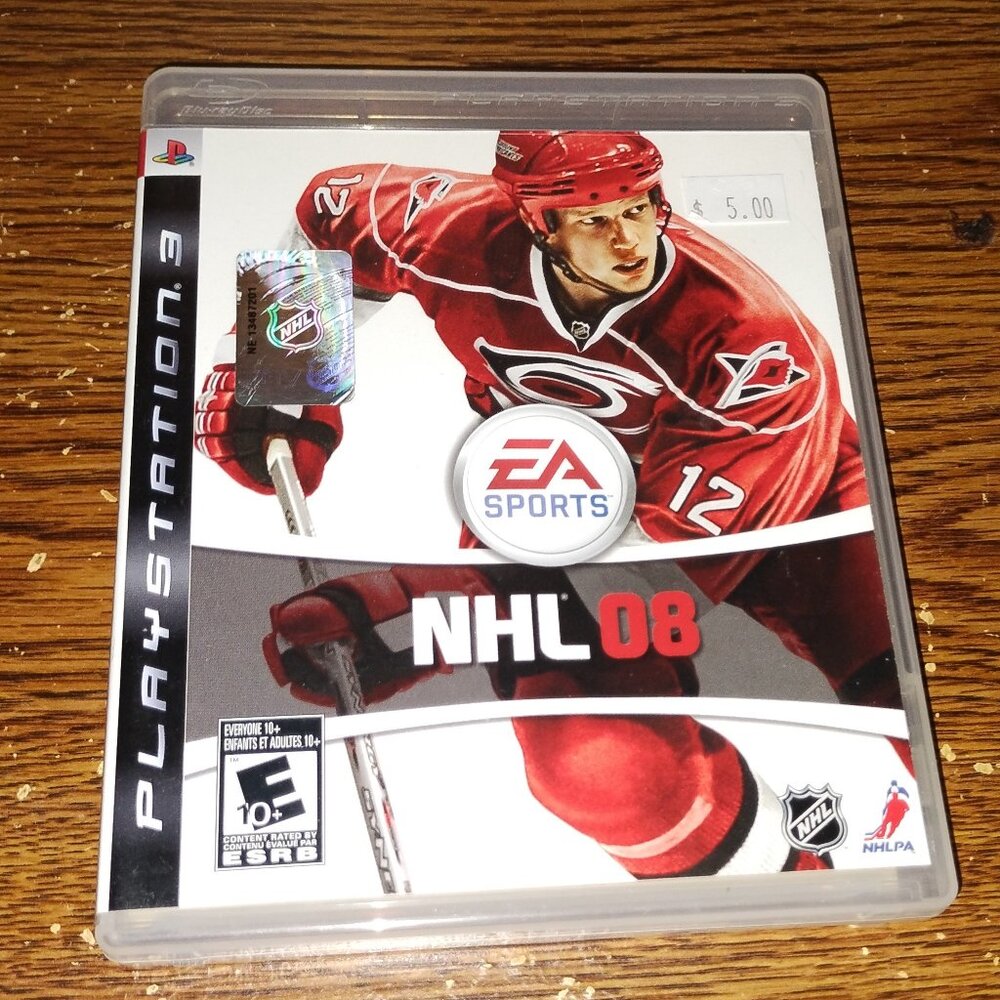 NHL 08 (Sony PlayStation 3, PS3, 2007) no manual